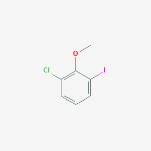 molecular formula C7H6ClIO B2485142 1-Chloro-3-iodo-2-methoxybenzene CAS No. 860585-01-9