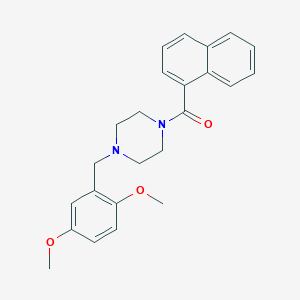 1-(2,5-Dimethoxybenzyl)-4-(1-naphthoyl)piperazine