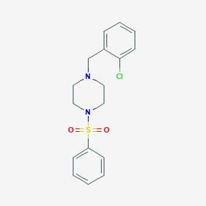 1-(2-Chlorobenzyl)-4-(phenylsulfonyl)piperazine