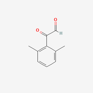 molecular formula C10H10O2 B2485234 2-(2,6-Dimethylphenyl)-2-oxoacetaldehyde CAS No. 1378830-94-4