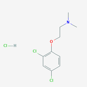 molecular formula C10H14Cl3NO B2485242 [2-(2,4-二氯苯氧)乙基]二甲胺盐酸盐 CAS No. 1593-54-0