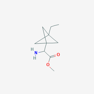 Methyl 2-amino-2-(3-ethyl-1-bicyclo[1.1.1]pentanyl)acetate