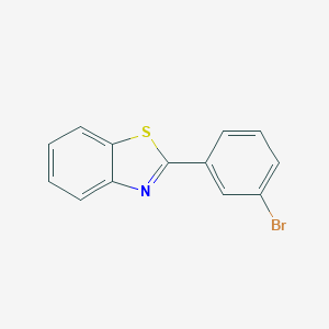 molecular formula C13H8BrNS B024853 2-(3-溴苯基)苯并[D]噻唑 CAS No. 19654-14-9