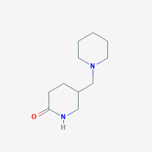 5-[(Piperidin-1-yl)methyl]piperidin-2-one