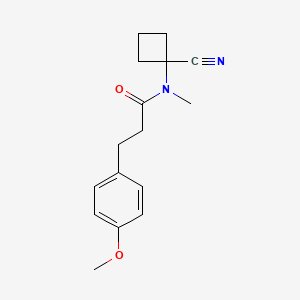 N-(1-cyanocyclobutyl)-3-(4-methoxyphenyl)-N-methylpropanamide
