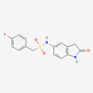 1-(4-fluorophenyl)-N-(2-oxoindolin-5-yl)methanesulfonamide