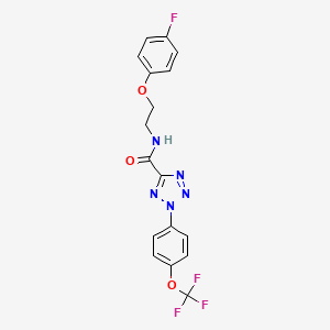 N-(2-(4-fluorophenoxy)ethyl)-2-(4-(trifluoromethoxy)phenyl)-2H-tetrazole-5-carboxamide