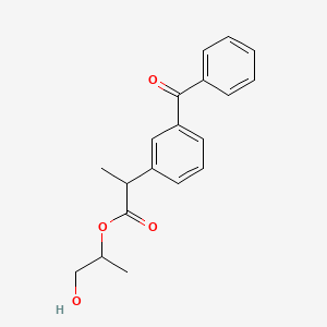 1-Hydroxypropan-2-yl 2-(3-benzoylphenyl)propanoate