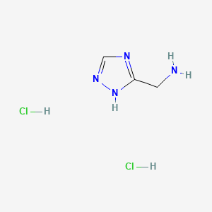 (1H-1,2,4-Triazol-5-ylmethyl)amine dihydrochloride
