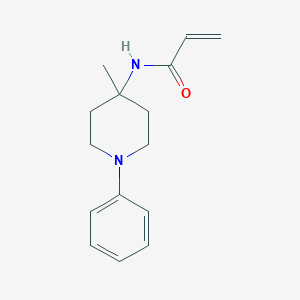 N-(4-Methyl-1-phenylpiperidin-4-yl)prop-2-enamide