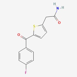2-[5-(4-Fluorobenzoyl)-2-thienyl]acetamide