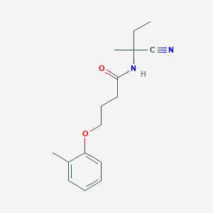 N-(1-cyano-1-methylpropyl)-4-(2-methylphenoxy)butanamide