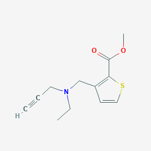 Methyl 3-{[ethyl(prop-2-yn-1-yl)amino]methyl}thiophene-2-carboxylate