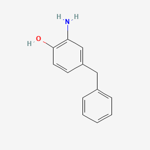 molecular formula C13H13NO B2485450 2-Amino-4-benzylphenol CAS No. 27618-10-6