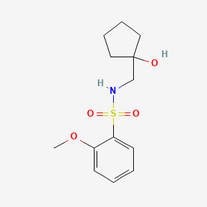N-((1-hydroxycyclopentyl)methyl)-2-methoxybenzenesulfonamide