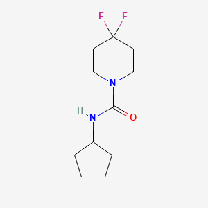 N-cyclopentyl-4,4-difluoropiperidine-1-carboxamide