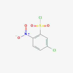molecular formula C6H3Cl2NO4S B2485465 5-氯-2-硝基苯磺酰氯 CAS No. 21792-87-0