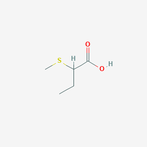 molecular formula C5H10O2S B2485472 2-(甲硫基)丁酸 CAS No. 874525-90-3