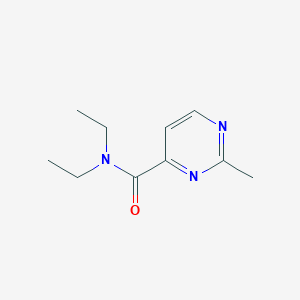 molecular formula C10H15N3O B2485504 N,N-diethyl-2-methylpyrimidine-4-carboxamide CAS No. 1280816-18-3