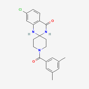 7'-chloro-1-(3,5-dimethylbenzoyl)-1'H-spiro[piperidine-4,2'-quinazolin]-4'(3'H)-one