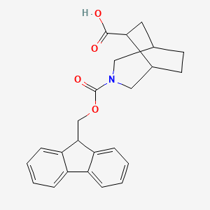 3-(9H-Fluoren-9-ylmethoxycarbonyl)-3-azabicyclo[3.2.2]nonane-6-carboxylic acid