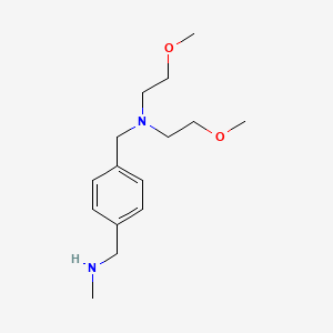 2-methoxy-N-(2-methoxyethyl)-N-[[4-(methylaminomethyl)phenyl]methyl]ethanamine