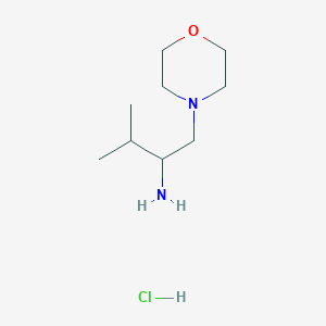 3-Methyl-1-morpholin-4-ylbutan-2-amine;hydrochloride