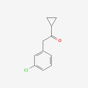 2-(3-Chlorophenyl)-1-cyclopropylethan-1-one