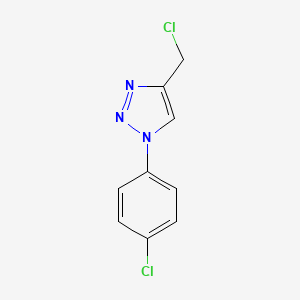 4-(chloromethyl)-1-(4-chlorophenyl)-1H-1,2,3-triazole