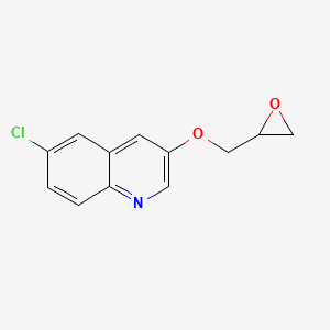 6-Chloro-3-(oxiran-2-ylmethoxy)quinoline