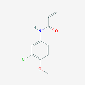 molecular formula C10H10ClNO2 B2485657 N-(3-chloro-4-methoxyphenyl)prop-2-enamide CAS No. 22010-03-3