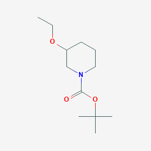 molecular formula C12H23NO3 B2485724 Tert-butyl 3-ethoxypiperidine-1-carboxylate CAS No. 1337549-35-5