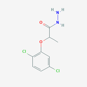 molecular formula C9H10Cl2N2O2 B2485739 2-(2,5-二氯苯氧基)丙酰肼 CAS No. 869951-14-4