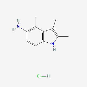 2,3,4-Trimethyl-1H-indol-5-amine;hydrochloride
