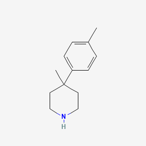 molecular formula C13H19N B2485761 4-Methyl-4-(4-methylphenyl)piperidine CAS No. 1268093-77-1