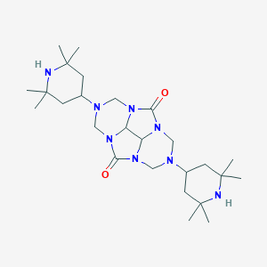 Hexahydro-2,6-bis(2,2,6,6-tetramethyl-4-piperidinyl)-1H,4H,5H,8H-2,3a,4a,6,7a,8a-hexaazacyclopenta[def]fluorene-4,8-dione