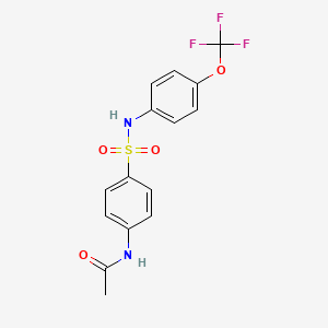 N-(4-(((4-(Trifluoromethoxy)phenyl)amino)sulfonyl)phenyl)ethanamide