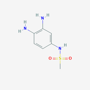 molecular formula C7H11N3O2S B2485820 N-(3,4-二氨基苯基)甲磺酰胺 CAS No. 76345-48-7