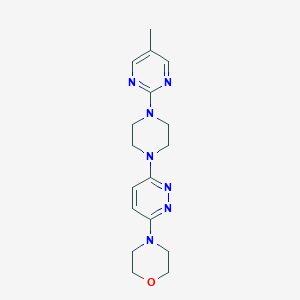 4-[6-[4-(5-Methylpyrimidin-2-yl)piperazin-1-yl]pyridazin-3-yl]morpholine