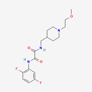 N1-(2,5-difluorophenyl)-N2-((1-(2-methoxyethyl)piperidin-4-yl)methyl)oxalamide