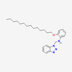 N-(1H-benzotriazol-1-ylmethyl)-2-(tetradecyloxy)aniline
