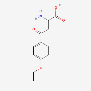 molecular formula C12H15NO4 B2485846 2-氨基-4-(4-乙氧基苯基)-4-氧代丁酸 CAS No. 1026755-44-1