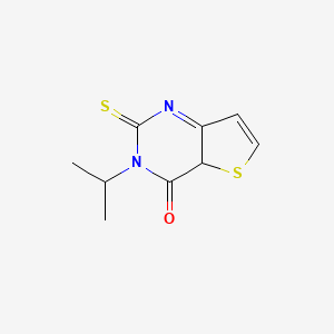 molecular formula C9H10N2OS2 B2485860 3-Isopropyl-2-thioxo-2,3-dihydro-1H-thieno[3,2-d]pyrimidin-4-one CAS No. 926214-99-5