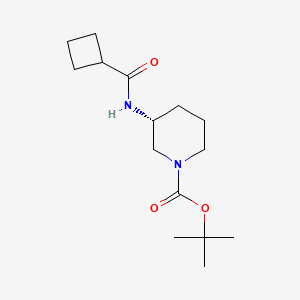 B2485863 (R)-tert-Butyl 3-(cyclobutanecarbonylamino)piperidine-1-carboxylate CAS No. 1286207-13-3