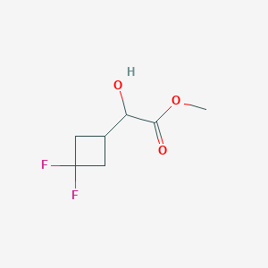 B2485864 Methyl 2-(3,3-difluorocyclobutyl)-2-hydroxyacetate CAS No. 2228290-05-7