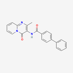 N-(2-methyl-4-oxo-4H-pyrido[1,2-a]pyrimidin-3-yl)-[1,1'-biphenyl]-4-carboxamide