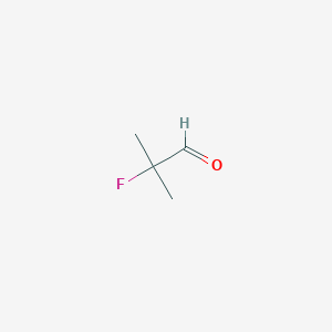 molecular formula C4H7FO B2485891 2-Fluoro-2-methylpropanal CAS No. 6521-35-3