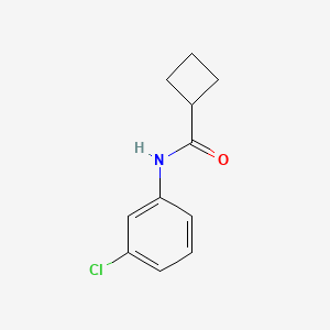 molecular formula C11H12ClNO B2485907 N-(3-chlorophenyl)cyclobutanecarboxamide CAS No. 15907-81-0