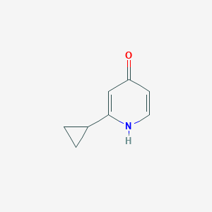 molecular formula C8H9NO B2485910 2-Cyclopropylpyridin-4-ol CAS No. 1159814-16-0