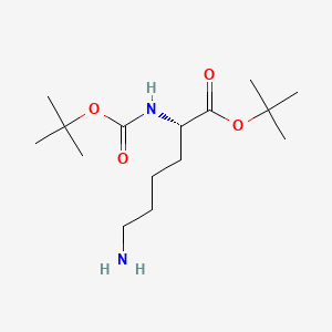 (S)-tert-Butyl 6-amino-2-((tert-butoxycarbonyl)amino)hexanoate